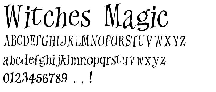 Witches Magic font